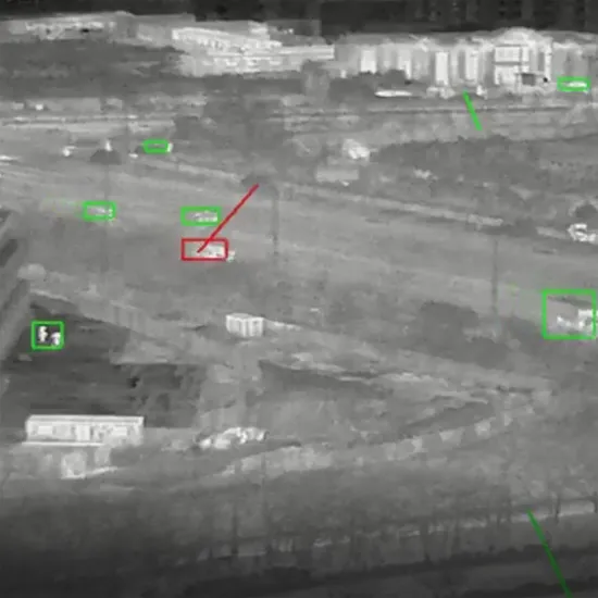 HD PTZ Outdoor Optical Platform Thermal Imaging Night Vision Camera for Border Defense