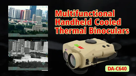 Handheld Cooled Infrared Laser Binocular, Night Vision Camera, Thermal Imaging Binocular with Rangefinder